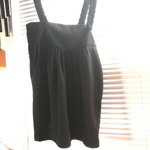 High waisted suspender skirt by lux